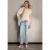 Street One Studio Dames Shirt met geribde structuur in Beige