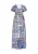 usha FESTIVAL Jurk  blauw / gemengde kleuren