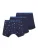 SCHIESSER Onderbroek  navy / turquoise / wit