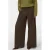 VERO MODA wide leg casual broek met plooien – groen