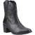 Hush Puppies Wynn Leren Zwarte Enkellaarzen Met Hak Voor Dames