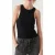 BA&SH Sleeveless Tee Carbone