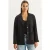 Synthetische Suede Knop-up Jas