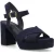 Hush Puppies Ophelia Suède Dames Marine Sandalen