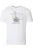 Redmond T-Shirt ronde hals wit, Bedrukt