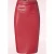 Topvintage exclusive ~ Lena lederlook pencil rok in rood