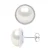 Oorbellen – Surroundings Sleek – Prestige – Wit Goud – Echte Gekweekte Zoetwaterparels Knop 10-11 mm