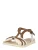 TOM TAILOR Sandalen met riem  crème / bruin