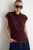 TRENDYOLMİLLA Dames Paars Effen Lang Regular fit Blouses