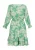 FELIPA Jurk ‘Fashion Look’  groen / offwhite