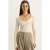Slim Fit Lange Mouwen U Hals Blouse