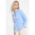 LOLALIZA gestreepte blouse met linnen blauw