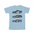Disney Dames/Dames Cars Tekst Racers Katoenen Vriendje T-shirt (Babyblauw)