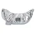 Seidenfelt Schoudertas ‘Evenes’  zilver