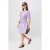TRENDYOLMİLLA Dames Paars Effen Kort / Mini Kort Bodycon Jurken