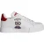 Dolce & Gabbana Witte Patch Kalfsleer Nappa Portofino Sneakers Schoenen