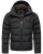 STONE HARBOUR Winterjas ‘Arvidoo’  zwart
