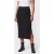 GANT Metallic Ribbed Knit Skirt Black