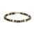 Luxenter Sterling zilveren 925 armband met tijgeroog afgewerkt in 18K geel goud – Ihun