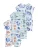 Next Rompertje/body  navy / aqua / lichtblauw / wit