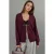 V-hals gebreid vest met strikdetail