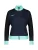 NIKE Trainingsjack  donkerblauw / mintgroen / wit