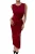 WOMAN VISION Jurk  bordeaux