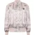 Oversized Satin Bomber Butterfly Tattoo