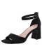 Tamaris Sandalen met riem  zwart
