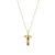 Luxenter Halsketting met Veelkleurige Zirkonia 18k goud afwerking – Alfabet