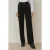 Rechtafstaande Broek met Stiksel Details
