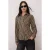 TRENDYOLMİLLA Dames Geel Gestreept Lang Regular fit Overhemden