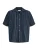 JACK & JONES Overhemd ‘JJEBRADLEY’  navy / lichtblauw / wit