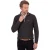 New Zealand trui antraciet half zip polyester