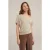 We Fashion Knitted Pullover Beige