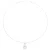 Orphelia Dames 925 Sterling Zilveren Ketting met Hanger – Zilver ZH-4850