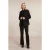 River Woods Sleeveless Buttoned V-neck Jacket Black