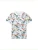 TOM TAILOR Shirt  marine / turquoise / pasteelgeel / wit