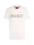 HUGO Shirt ‘Dulivio’  donkerbeige / wit