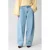 Shoeby barrel jeans met studs – lichtblauw