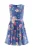 happy girls Jurk  azuur / donkerblauw / lichtroze / wit