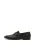 Black pea leather loafers