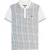 Lambretta Heren Houndstooth Poloshirt (Wit/Iron/Zilver)