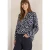 Cecil Dames Gedessineerde blouse in Blauw