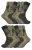 12 paar multiverpakking Argyle lamswollen herensokken – Bruin