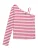 ONLY GIRLS Shirt  donkerroze / wit
