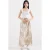 Gestreepte Maxi Rok met Elastische Taille