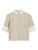 ROUGE EDIT Blouse ‘Soline’  beige / greige / wit