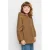Mango Kids katoenen parka – bruin