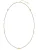 Yokoamii Ketting  goudgeel / wit